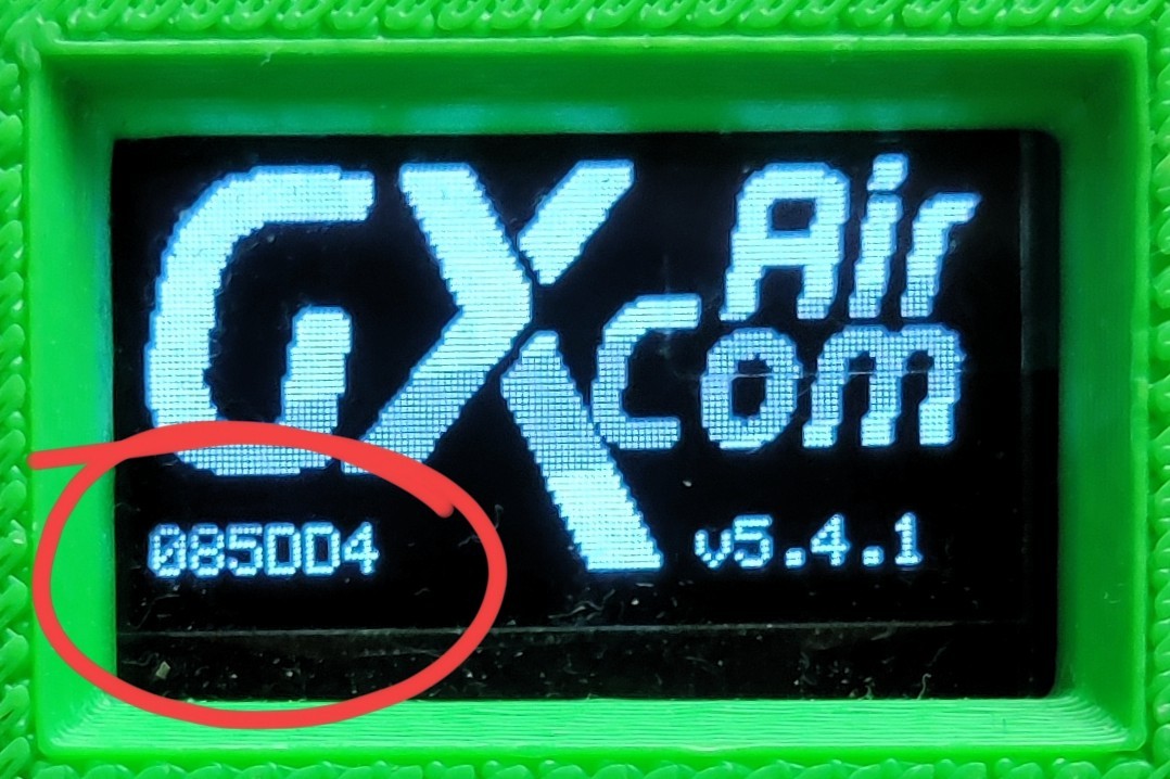 Identifiant instrument GXAirCom